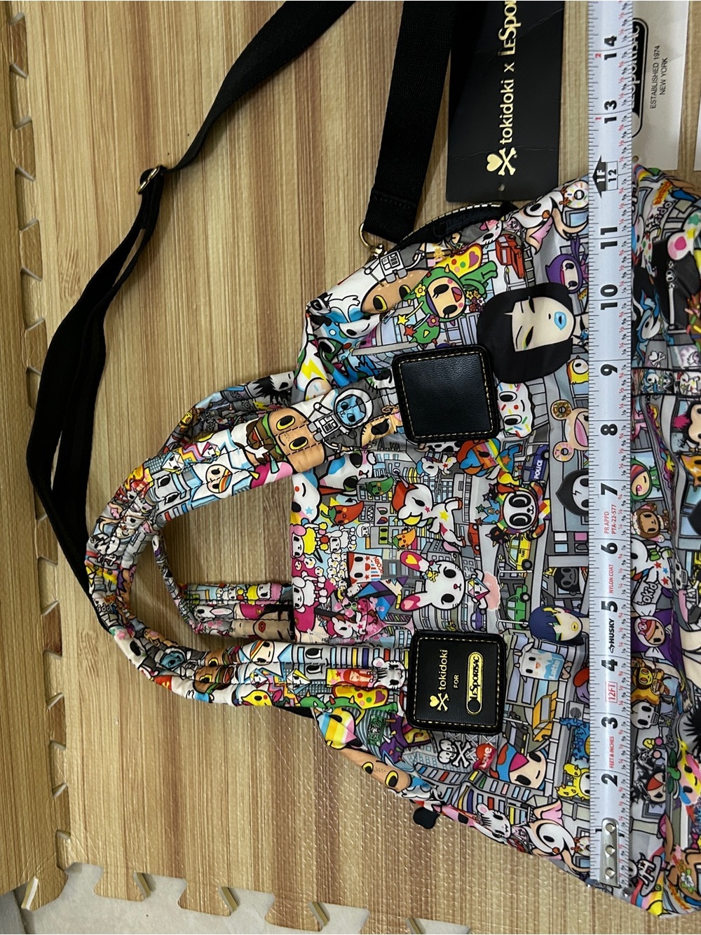 tokidoki for LeSportsac Parigina Tokidopoli Satchel Bag 3286 P510 - Picture 16 of 16